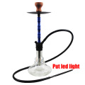 Guangzhou WOYU 1 hose shisha pipe molasses catcher cheap price glass hookah